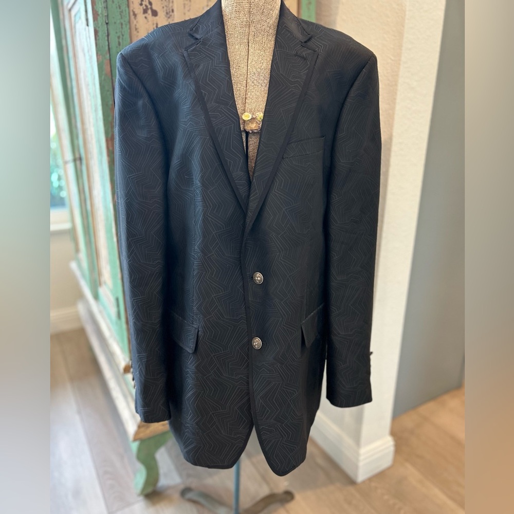 Black Tallia Men’s sport coat. Size 44L